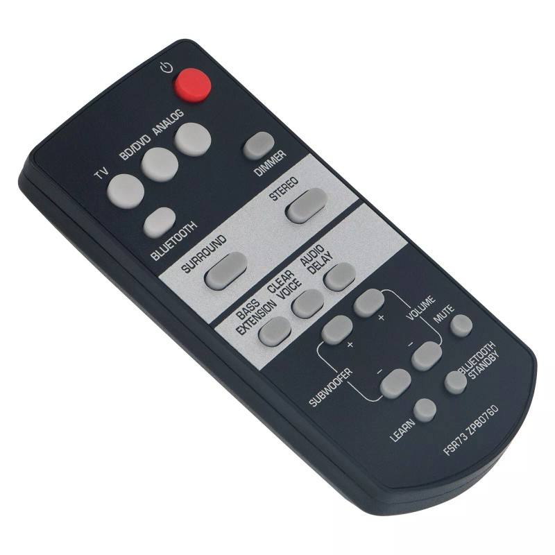 For Yamaha New FSR73-ZP80760 Replace Remote for Yamaha Soundbar YAS-105
