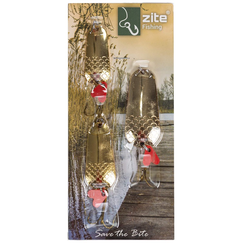 Zite Fishing Blinker Set Fishing – 3 Artificial Baits Pike