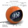 NEWGATE® Digital Centre of The Earth Alarm Clock (Orange with