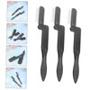 Baluue 3pcs Foldable Eyebrow and Eyelash Combs for Precise Grooming
