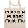 Pluto Is A Planet Fight Me - Fun Aesthetic Reusable