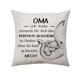 Aconesong Grandma Gift from Granddaughter Cushion Cover - For Birthday, Mother's Day, Christmas from Grandson (Grandma)