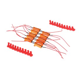 Asura Project Metal Clad Resistor, Turn Signal, High Fla Prevention, Set of 10, 12V, 50W, 6Ω