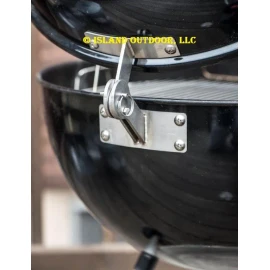 BBQgaskets.com LIMITED EDITION Stainless Weber KETTLE Lid Hinge Mod smoker one touch 22.5 26.75