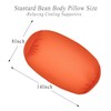 Focustree Microbead Body Pillow, Tube Microbead Bolster Bean Smooth Cool