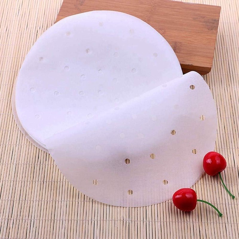 100pcs Air Fryer Liners, 10 inches Bamboo Steamer Liners, Premium