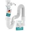 Engelbach Trap for Kitchen Sink with Flexible Drain Hose, Flexible