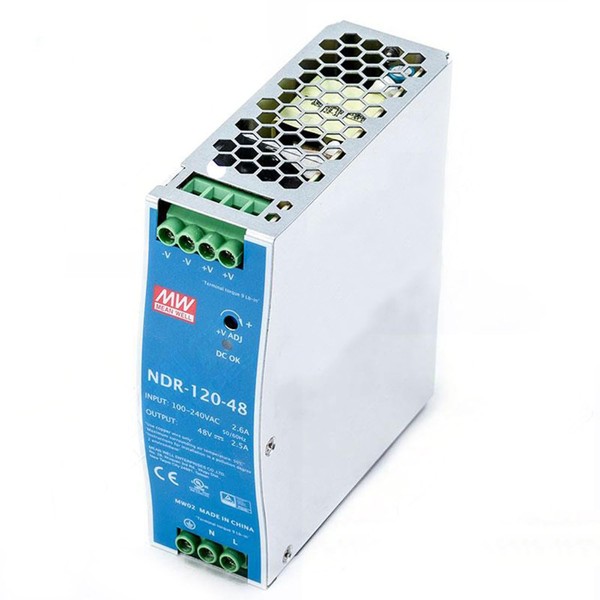 Mean Well NDR-120-48 48V 2.5A DIN Rail Power Supply -