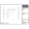 Hammer and Tongs - Honeycomb Iron Shelf Bracket - D100mm