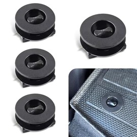 Set of 6 Black Floor Mat Clips 18 PCS Car Carpet Fixing Clips ABS Plastic Foot Mat Fixing Clip Non-Slip Fasteners Automotive Accessories Universal Car Replacement Parts
