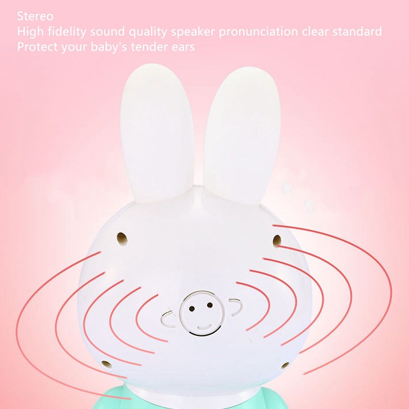 Bunny Musical Learning Toy Early Educational Light Electronic Musical Learning