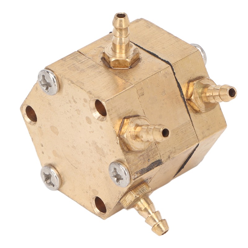 Hexagonal Dental Water Valve Good Passability Copper Water Pressure Regulator