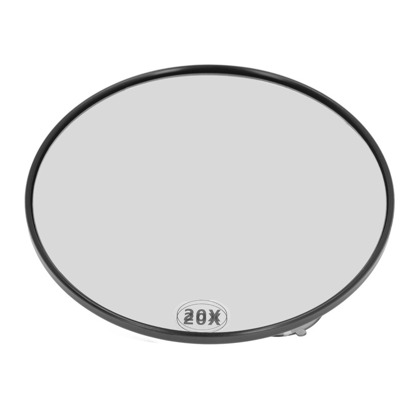 20X Magnifying Mirror with 3 Suction Cups Space Saving Portable