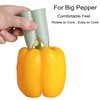 Pepper Seed Corer Remover, Upgrade 2 in 1 Bell Pepper