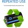 CITYORK 4 Pack 10000mAh Rechargeable D Batteries, 1.2V Ni-MH High