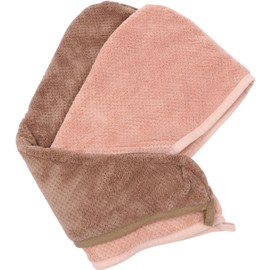 Beaupretty 2 Piezas Toalla Turbante de Microfibra para Secar el Cabello Rápido, Absorción Excelente y Piel, Adecuado para Baño en Colores Rosa