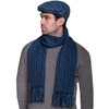 Mucros Weavers Mens Alpaca Wool Scarf (Turquoise)