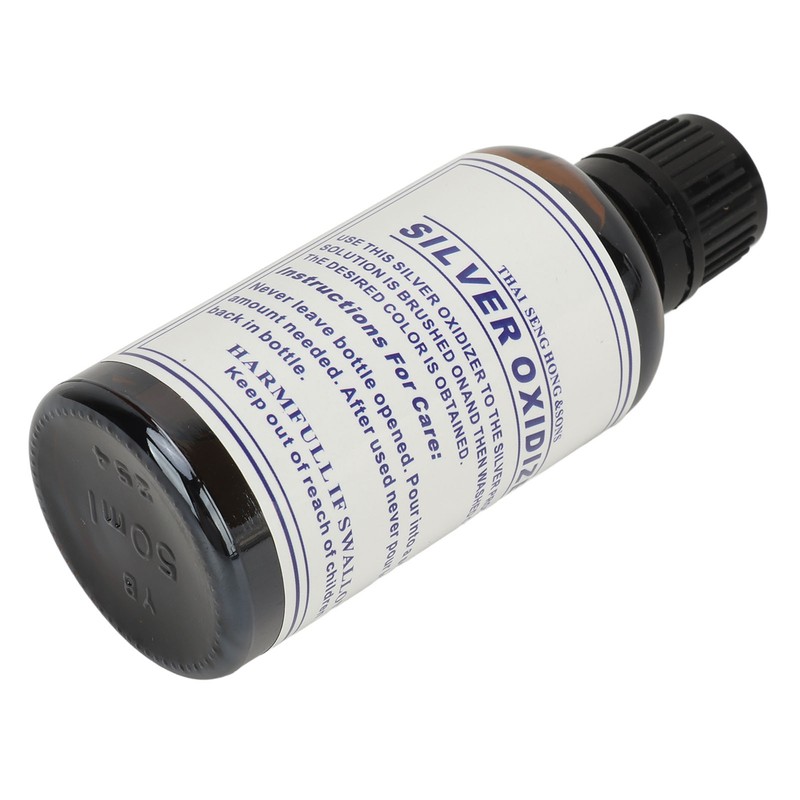 Silver Oxidizer Solution Jewelry Making Black Fast Acting Vintage Effect