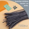 Giwrmu 100 Pieces Pipe Cleaners Chenille Stem, Grey Pipe Cleaners