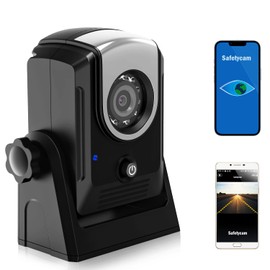 Dash Camera with WiFi, MHCABSR WiFi Backup Dash Cam Work with Phone IP68 Waterproof IR Night Vision Wide Angle Magnetic Reversing Camera for Trailers Trucks Motorhomes