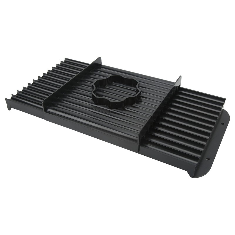 Bait Rolling Plate ABS Plastic Black Portable Lightweigh Fishing Bait