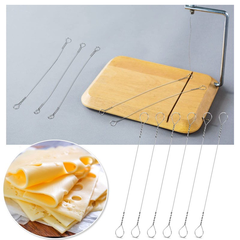 Nuanchu 10 Pcs Cheese Slicer Wire Replacement Block Cheese Cutter