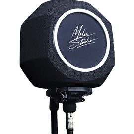 Melon Studio Microphone windscreen Pop Filter For Mic, Vocal Isolation Booth portable Equipment, Shield Acoustic recording filter and noise, reflection reducing soundproof cover foam