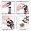 Hotder Premium Pepper and Salt Grinder Set of 2-Refillable Coarseness