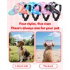 PET SHOW Dog Baseball Cap Tie Dye Dog Visors for