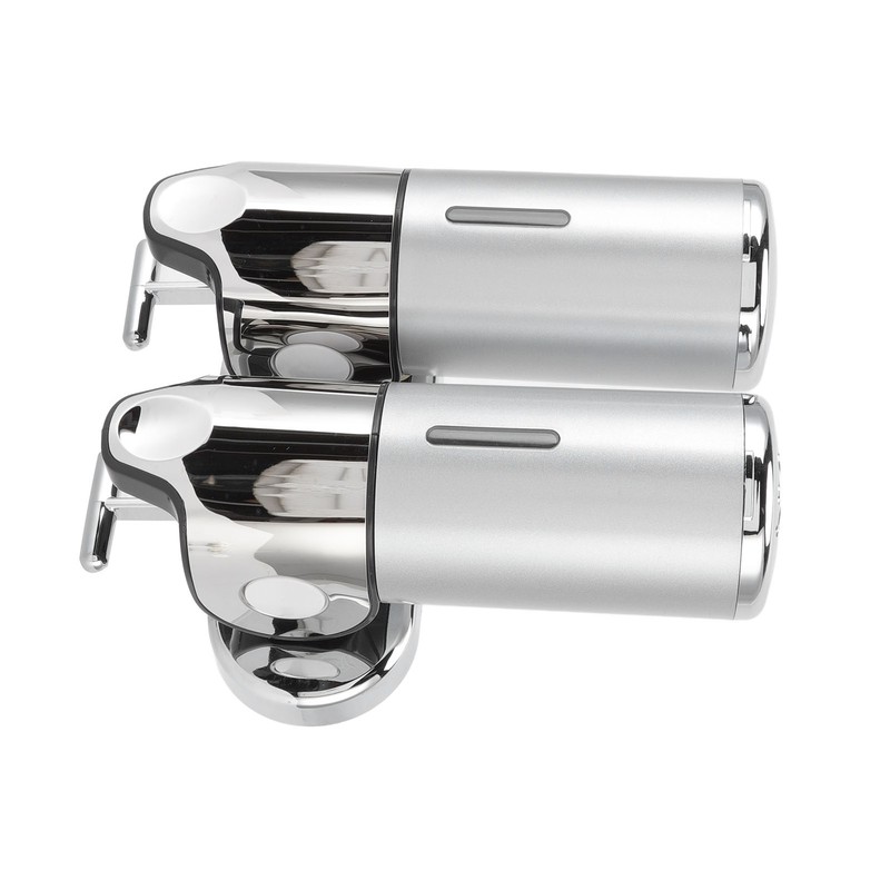 Soap Dispenser Dual Pump 1000ml Wall Mounted Easily Refilled Reusable