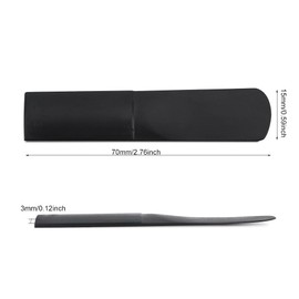 3Pcs Alto Sax Saxophone Reeds, 70 x 15 x 3mm / 2.76 x 0.59 x 0.12inch Resin Alto Saxophone Mouthpiece Reeds 2.5 Parts Repair Reed Blade for Clarinet, Soprano or Alto Saxophone