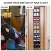 Hanging Shoe Racks 10-Shelf Hanging Shoe Storage Organiser for Wardrobes