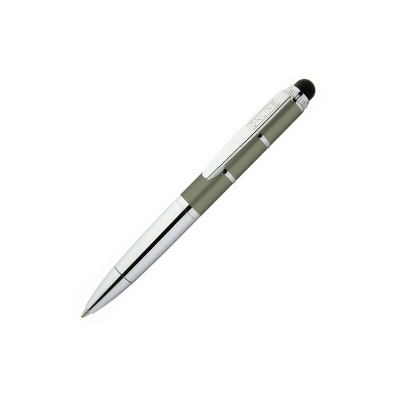Online Ballpoint Pen, Oil-based, Piccolo Soft, Brown, 33685, Equipped with