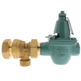 Taco 1/2" Cast Iron Boiler Feed Valve & Backflow Sweat x NPT