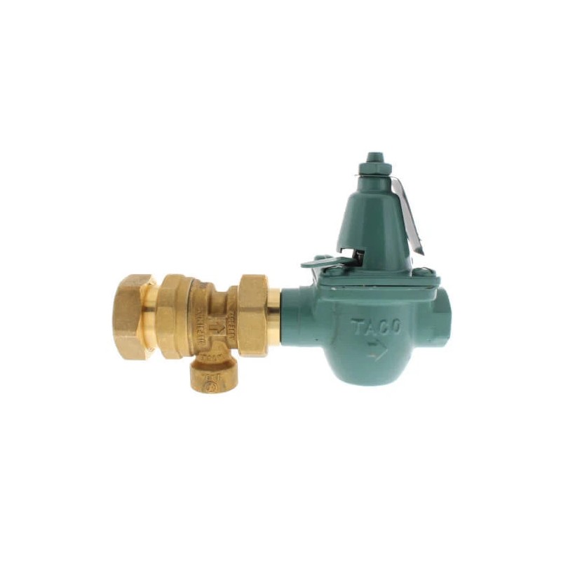 Taco 1/2" Cast Iron Boiler Feed Valve & Backflow Sweat