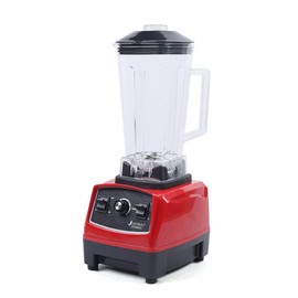 Household Grade Blender Mixer 2L Transparent Container Juicer Smoothie Blender for Shakes Smoothies Food Prep for Kitchen, 110 V (Red)