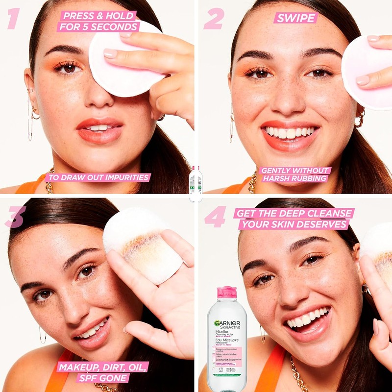 Garnier SkinActive Micellar Agua de arrastre todo en uno 23.7