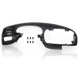 PIT66 Black Dash Pad Bezel Compatible with Ford F150 1997-2003/ Compatible with Ford Expedition 1997-2003