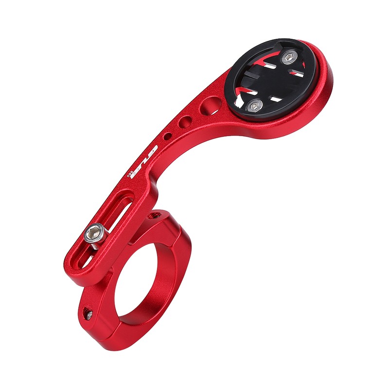 Bicycle Odometer Comupter Aluminium Alloy Extension Mount with Adapters (Red)