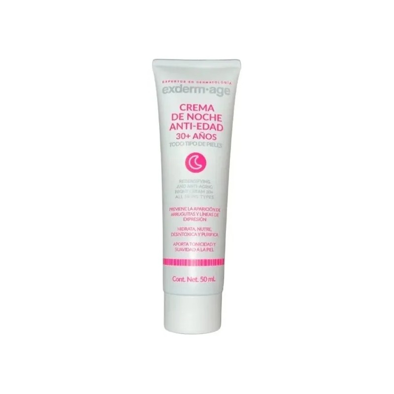 Exderm Age Crema De Noche Antiedad 30+ Años 50 Ml