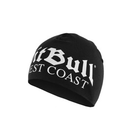 Pit Bull West Coast Compression Beanie Old Logo Black, black