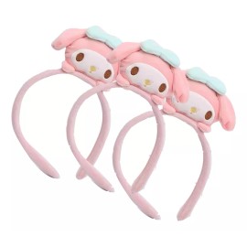Sanrio 3 Diademas Kuromi My Melody Cinnamoroll Sanrio Niñas/adultos Color 3 My Melody