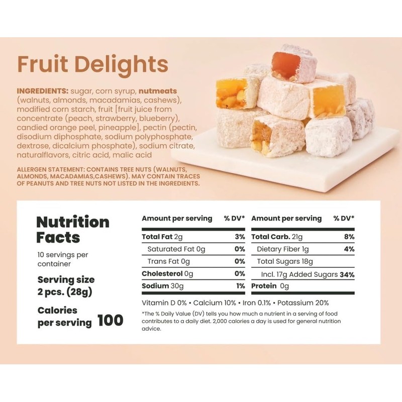 Liberty Orchards Fruit Delights and Dessert Delights, 20 oz. Bundle