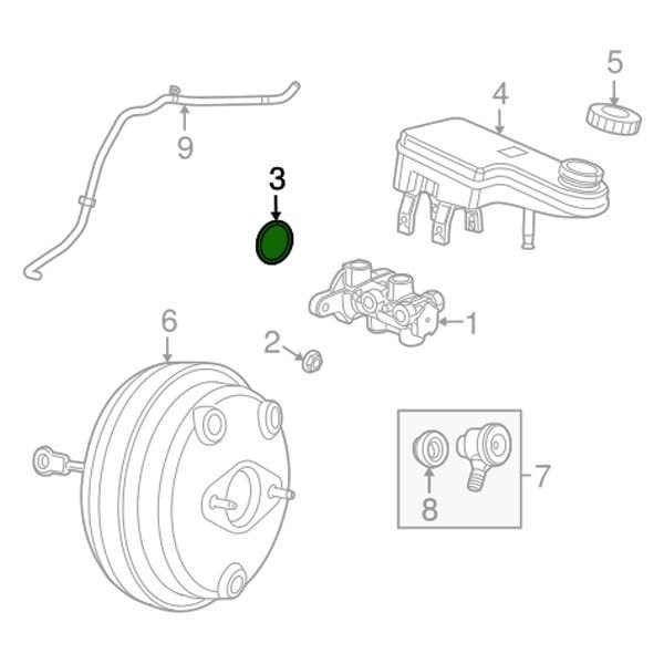 Master Cylinder To Booster Seal