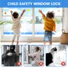 Window Locks,4 Sets Sliding Window Lock with Key, Window Locks