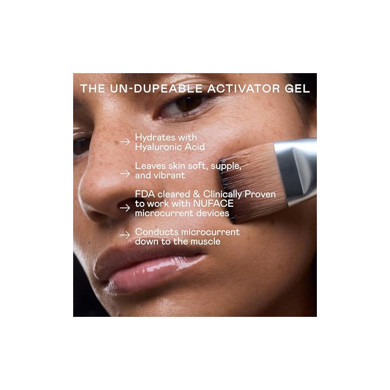 NuFACE Hydrating Aqua Gel Activator, 1.69 Fl Oz.