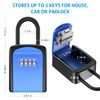 Newest AMIR Key Lock Box, Lock Box for Keys Outdoor,