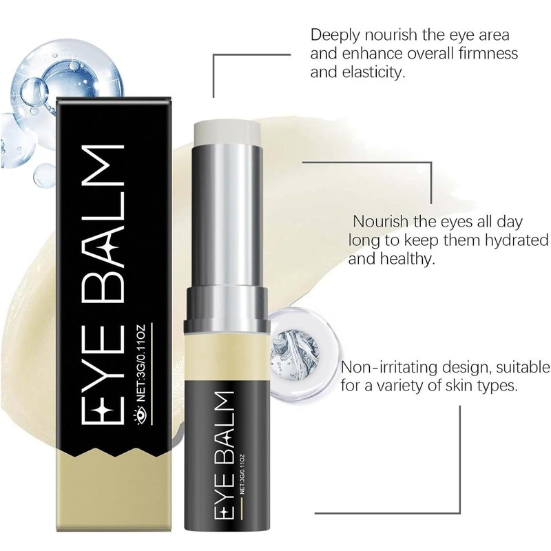 Eyebalm Stick for Under Eye Bags, Eye Serum Stick, Reduce