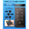 Vixic Label Maker, Label Maker Machine with-Tape 12mm 0.47 Laminated
