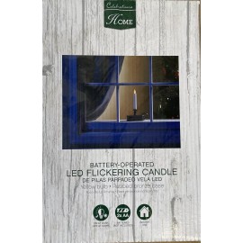 hOme Celebrations Home Battery Operated Led Flickering Candle